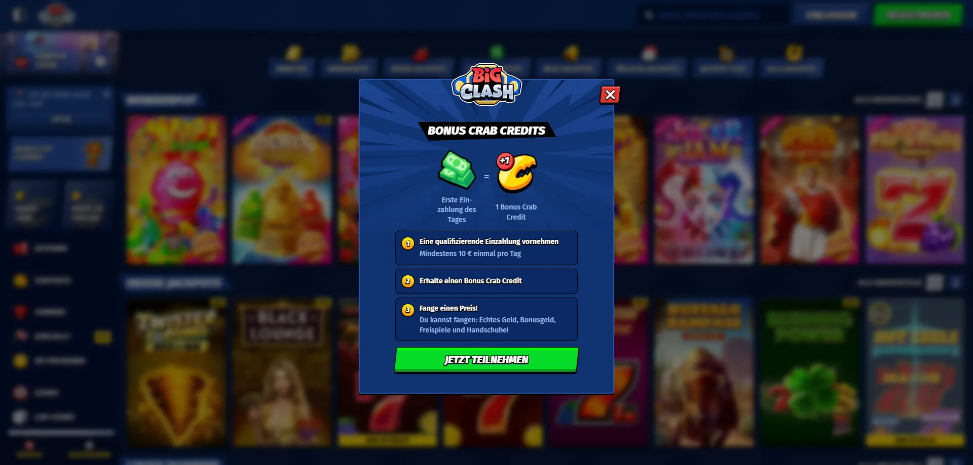 BigClash Casino &Ouml;sterreich &ndash; Alleinstellungsmerkmale und Bonus-Highlights